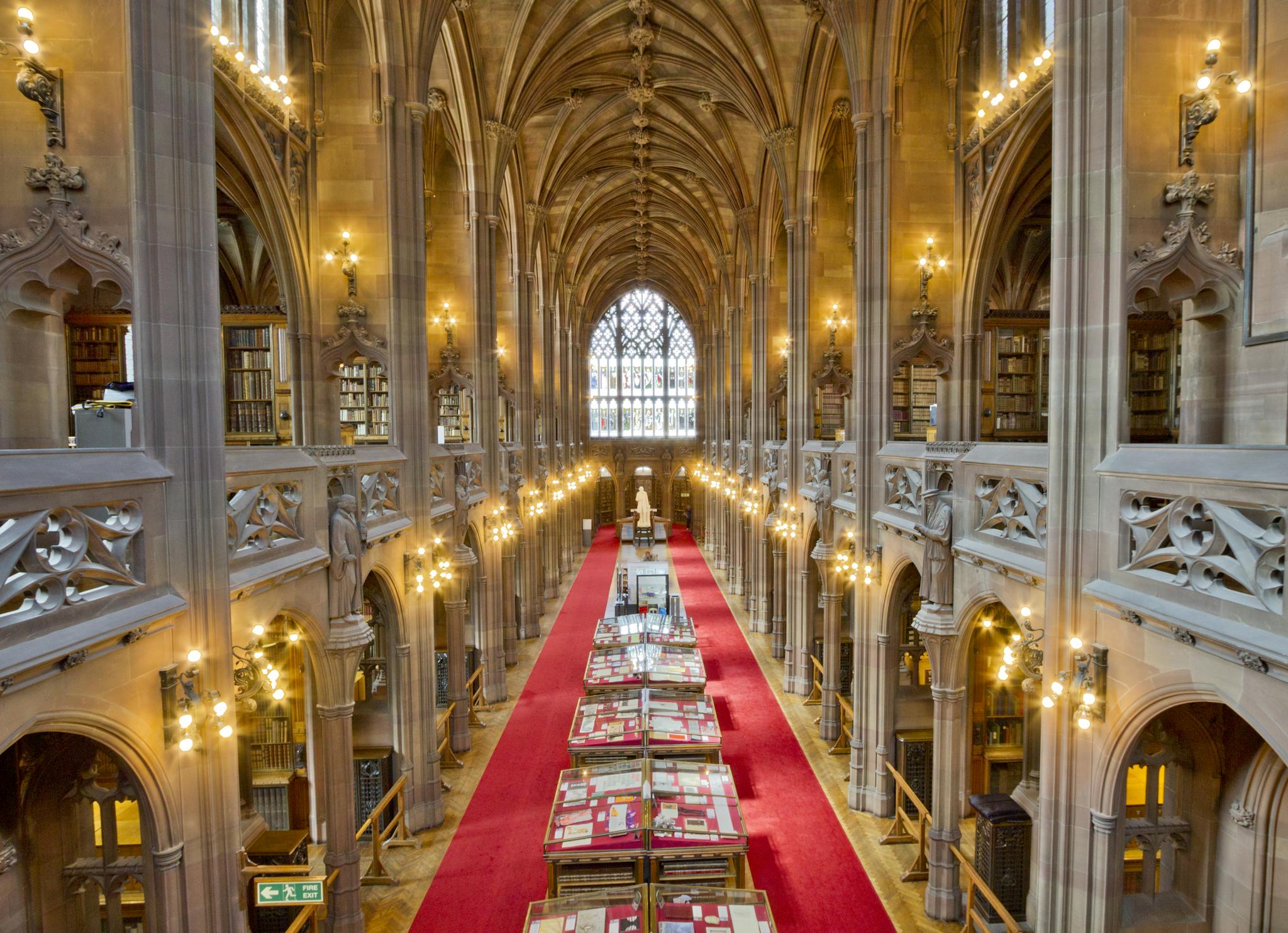 Discover the stunning architecture of John Rylands Library in Manchester, a historic gem.